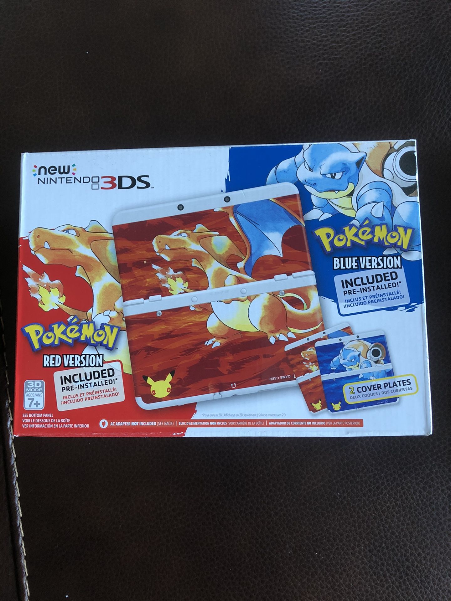 Pokemon Red and Blue Nintendo 3Ds New in box (CIB)