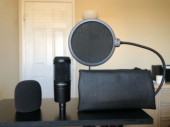 Audio Technica (AT2020) Microphone + Cabel