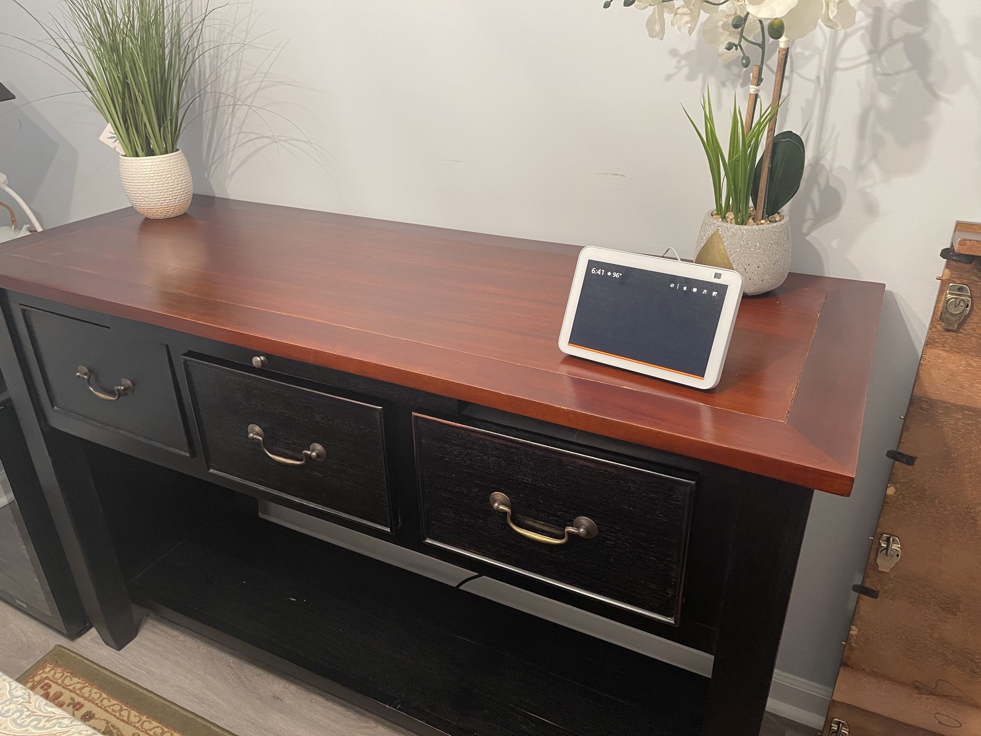 Wooden Console Bench