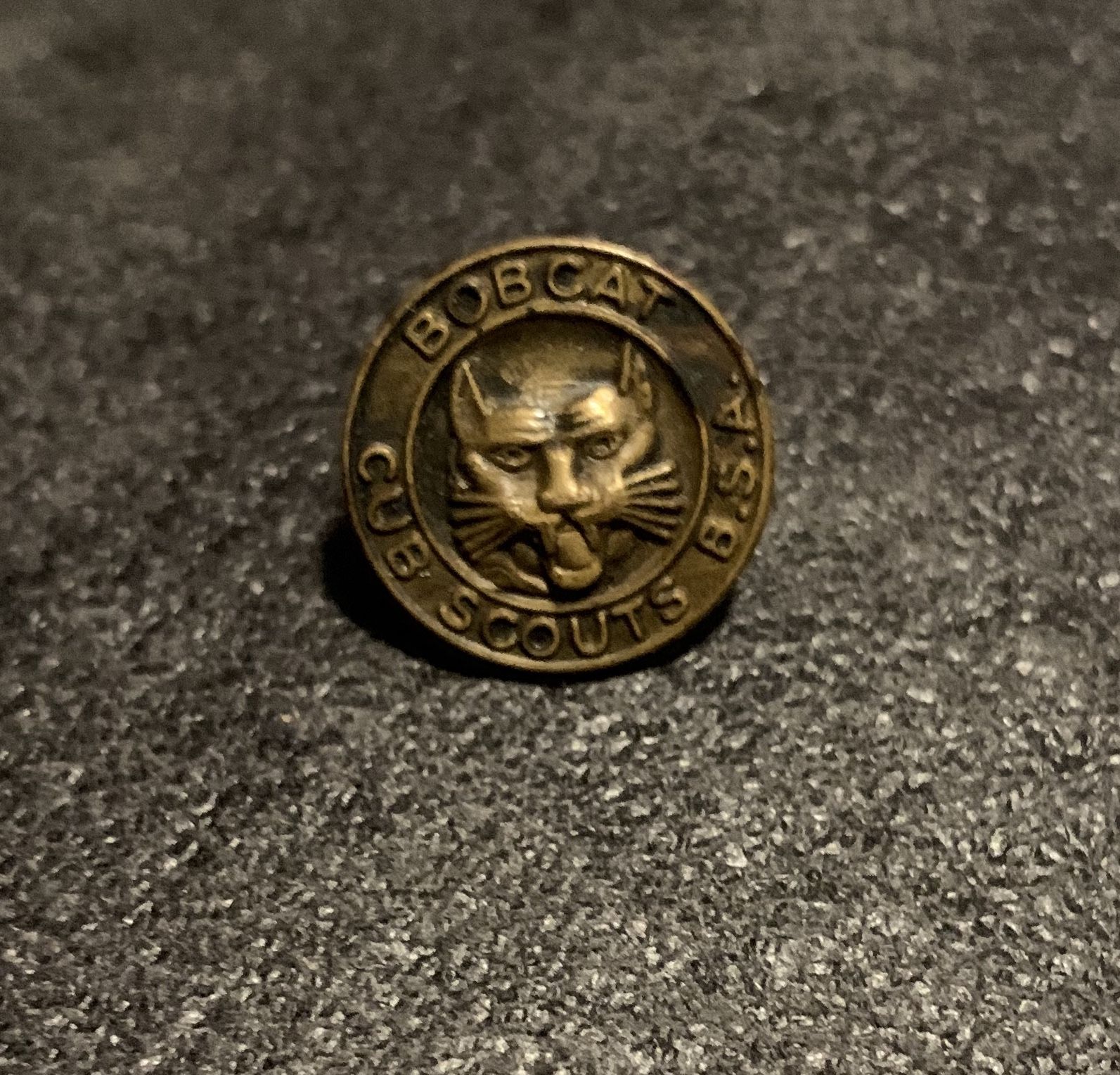 Vintage Bobcat Cub Scout Lapel Pin