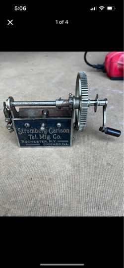 Antique Stromberg-Carlson Hand Crank Telephone Magneto – Vintage