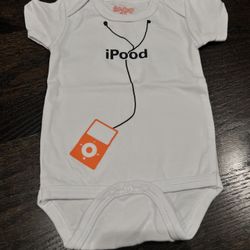 New Sarakety “I Pood” Onesie For Babies, Size 6-12months