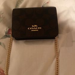 Brand New Coach Mini Wallet Authentic