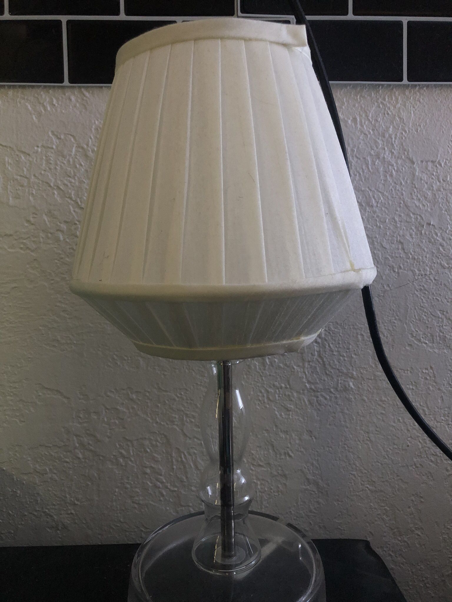 MARBY Table lamp clear glass / Velador Marby Ikea!!