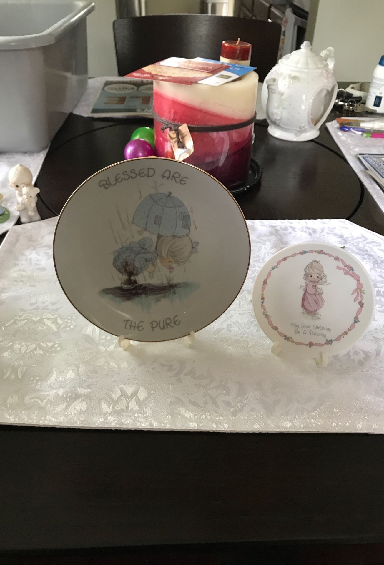 Precious moments plates