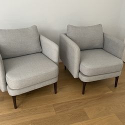 West Elm Auburn Chairs