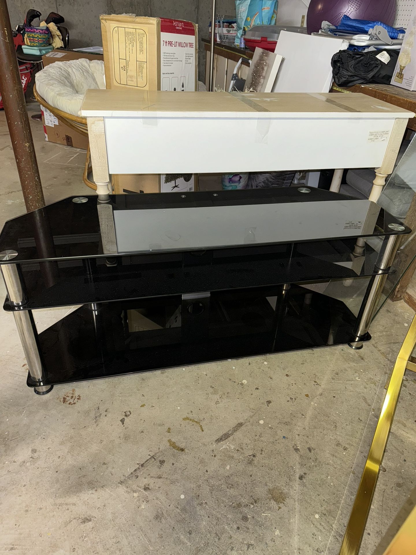 Glass Tv Stand