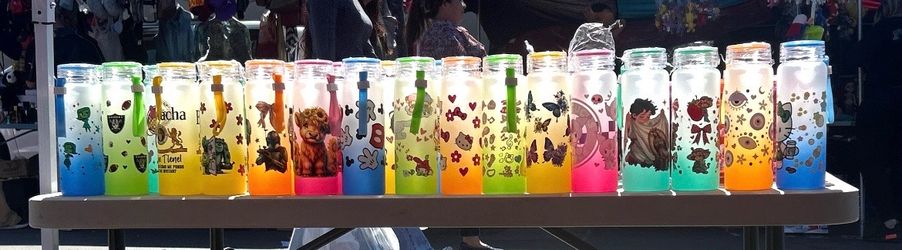 Glass cups