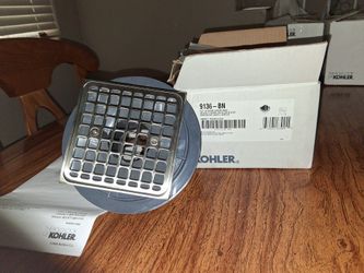 2x Kohler Tile In Square shower Drains