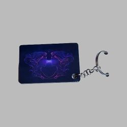Gemini Zodiac Sign Keychain 
