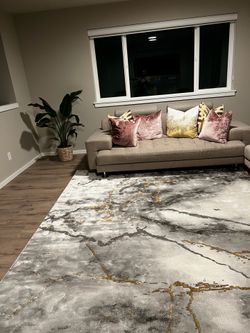 9feet by 12feet Rug no it’s like new never used