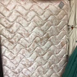 Very Clean Mattress And Box  spring includes a metal bed frame