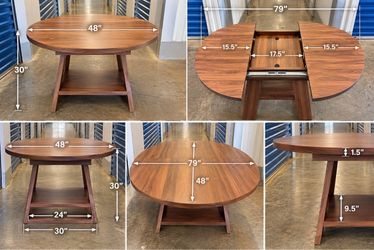 Dinner table *sizeable* and media console