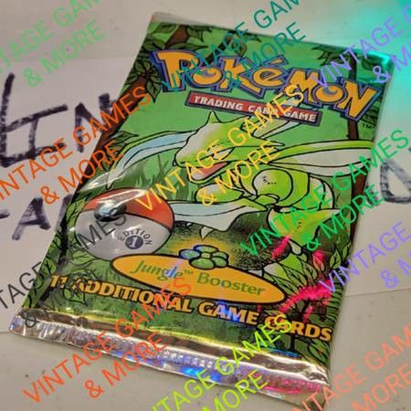 1999 pokemon jungle 1st edition booster box Jungle 1st Edition Booster Box – Loose Packs Trading Co main image 1