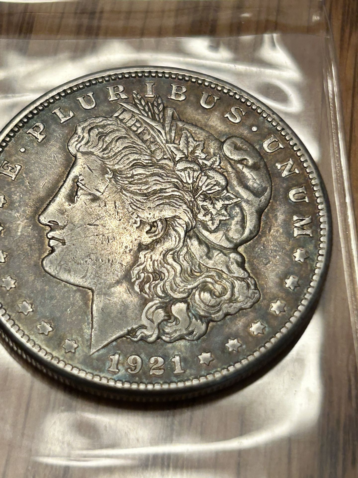 1921-S Morgan Silver Dollar Toner