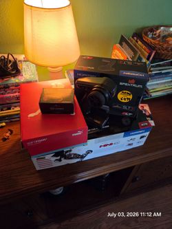 RC car with accessories