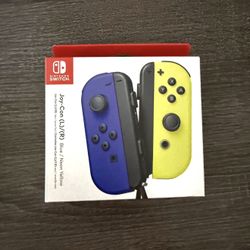Nintendo Switch Joycon blue/yellow