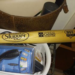 Nice Collectors Bat From Casino Etc Heavy Wood Made 8 Firm Look My Post Tons Deals