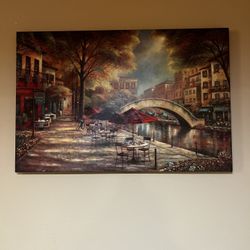 Textured Canvas Painting