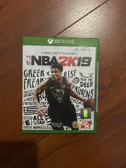 Xbox one 2k19