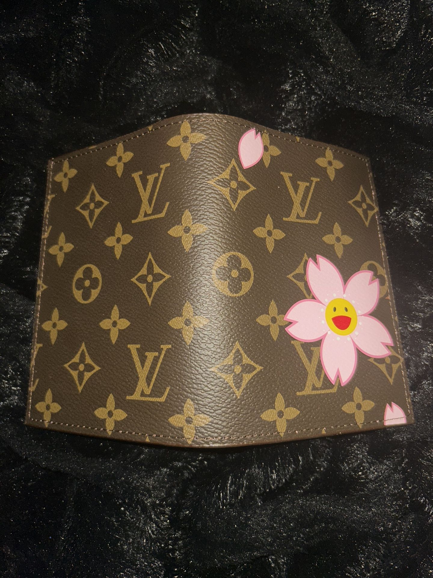 Louis Vuitton Flower Blossom Pink Passport Holder Travel Luxury