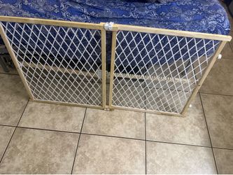 Wooden baby gate