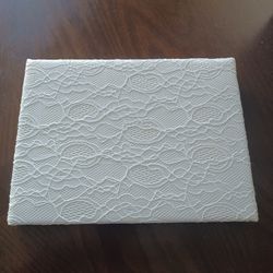 White Lace Guest Book-New