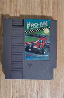 RC Pro AM Nintendo NES Game Tested Working