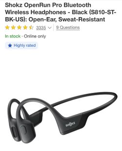 Shokz openrun pro headphones