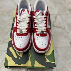Bapesta  Shoes Red 