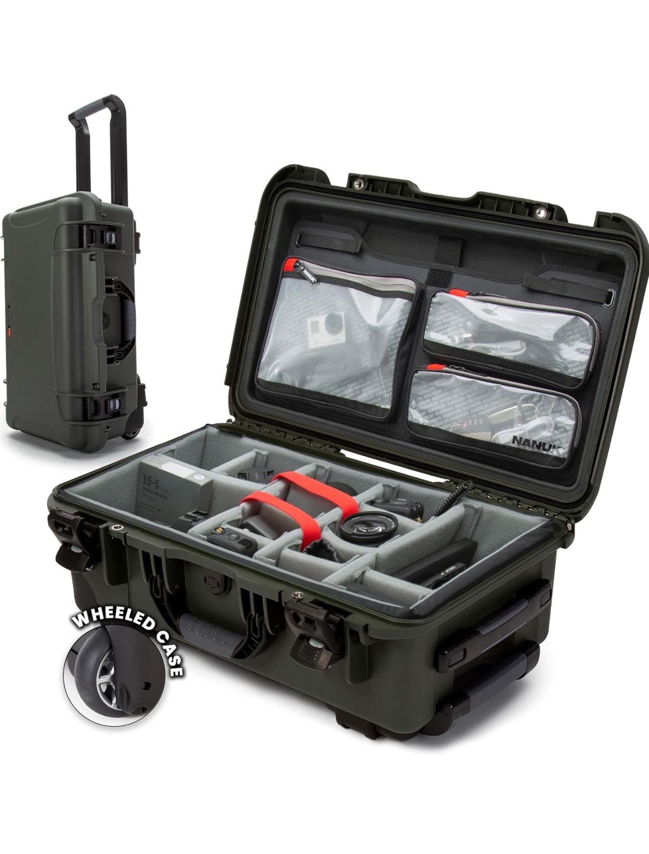 Brand New Nanuk 935 Olive Protective Camera Case