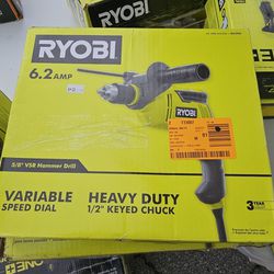 Ryobi Corded Hammer Drill