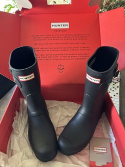 Hunter rain boots