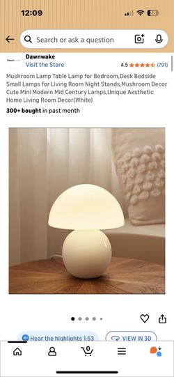 Mushroom Lamp