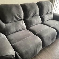 Living Space Power Recliner Sofa