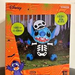 Halloween skeleton stitch inflateable