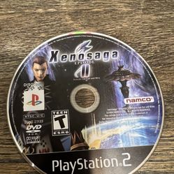 Xenosaga: Episode II Boese Sony PlayStation 2 PS2 DISC 2 UNTESTED HAS SCRATCHES