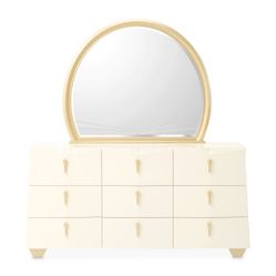 Fantosini Gold Dresser with Mirror