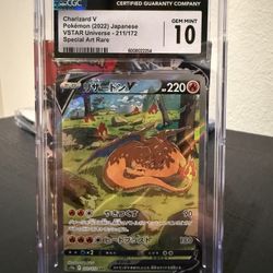 Pokemon 2022 Charizard V -SAR CGC GEM 10