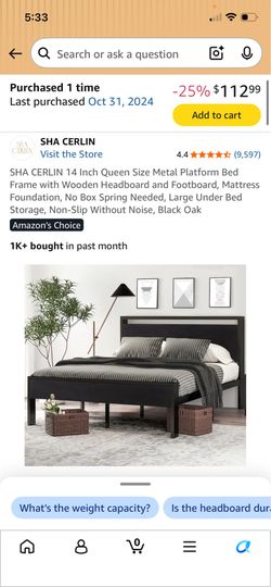 Queen Bed Frame