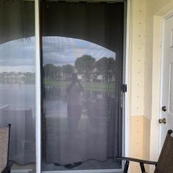 Brand new in a box Screen sliding door