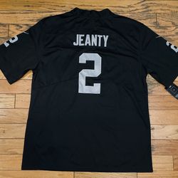 Youth And Adult Black Ashton Jeanty Las Vegas Raiders #2 jersey 