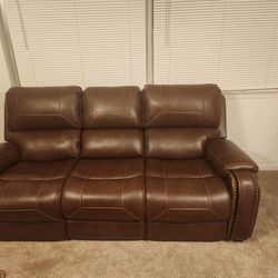 Leather Power Couches 
