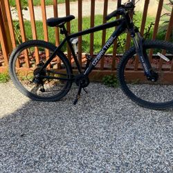 24 Inch Mountain Bike With Disc Brakes In Front And Back Socks And Great Condition