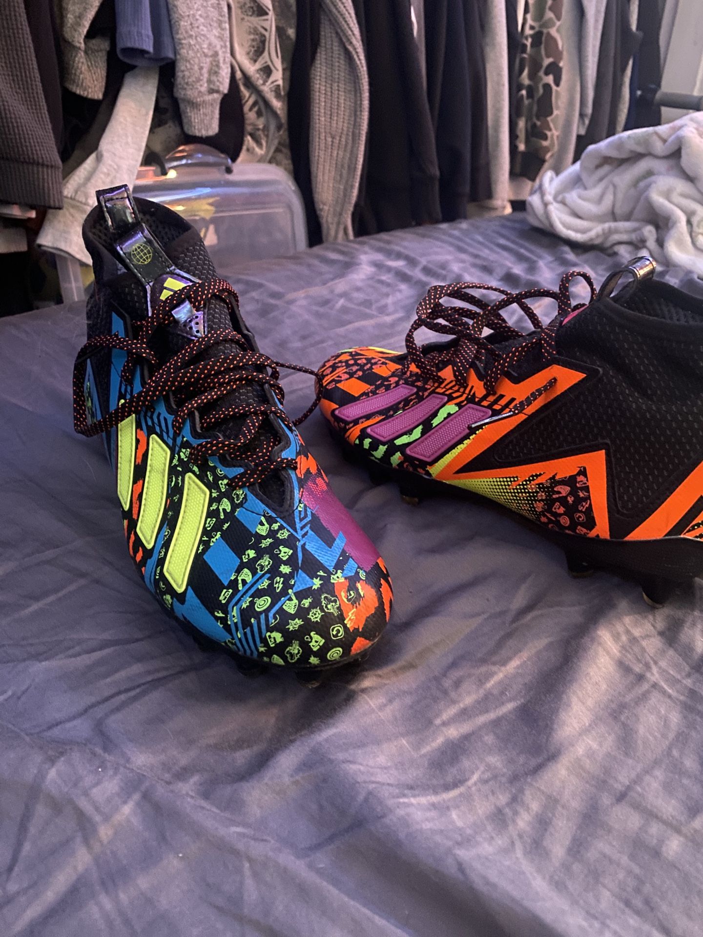 Adidas Adizero 12.0 Mismatch Football Cleats Adidas Adizero 12.0 Mismatch Black Football | Mercari main image 4