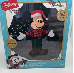 NEW Mickey Christmas Inflatable 3.5 FT