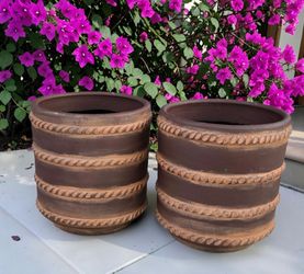 Clay pots