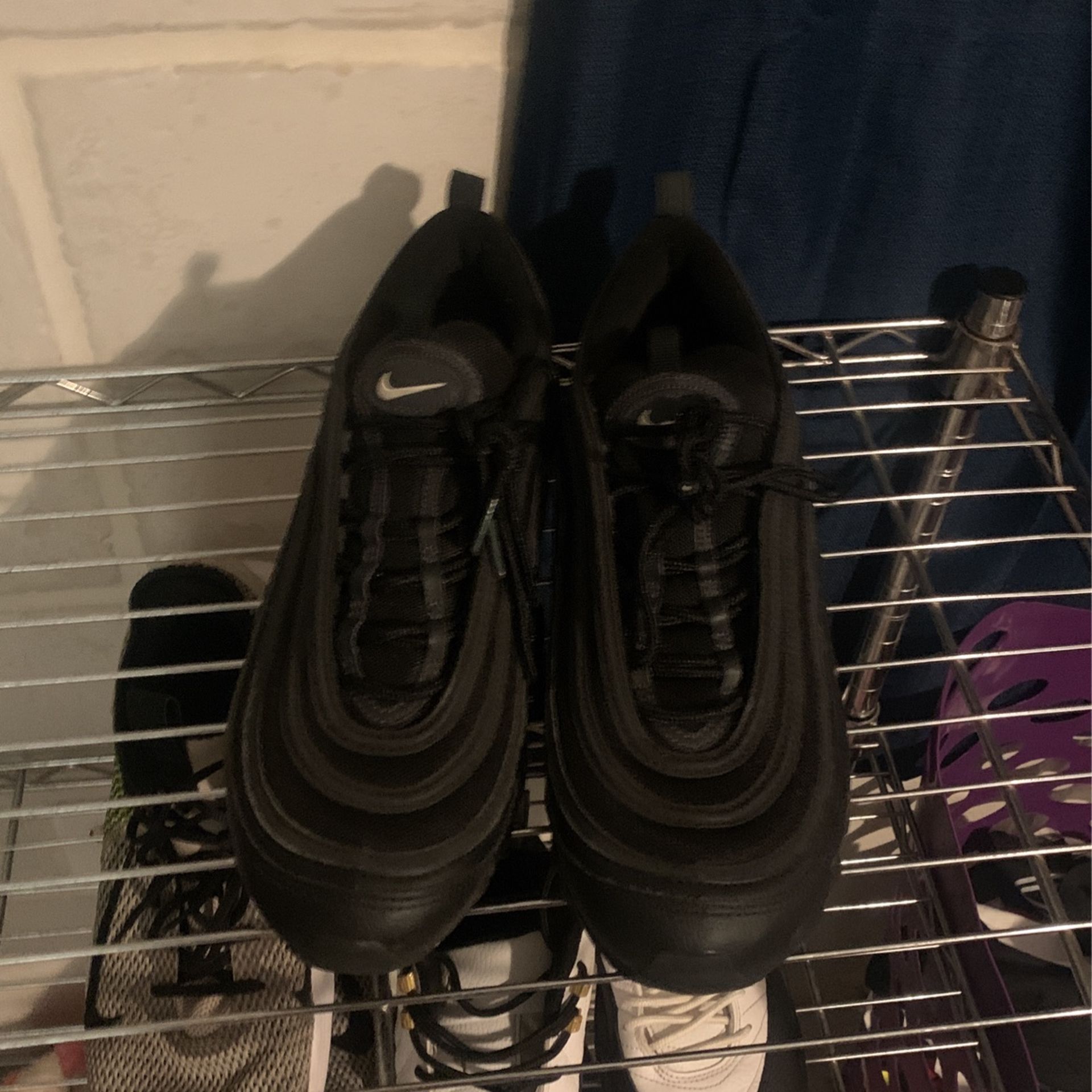 All Black Reflective Air Max 97!!!