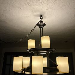 Glass Candle Lighting 