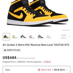 Retro Jordans Size 10